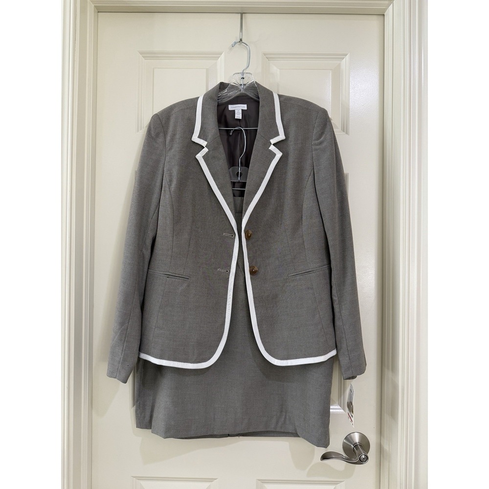 charter club women 2- piece skirt suits size 14/16 new with tag
